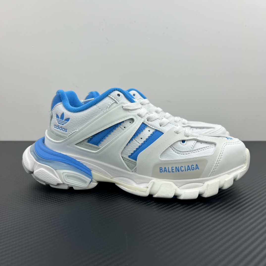 AD x Balenciaga Track 3.0 blanco y azul Talla 35 36 37 38 39 40 41 42 43 44 45 46