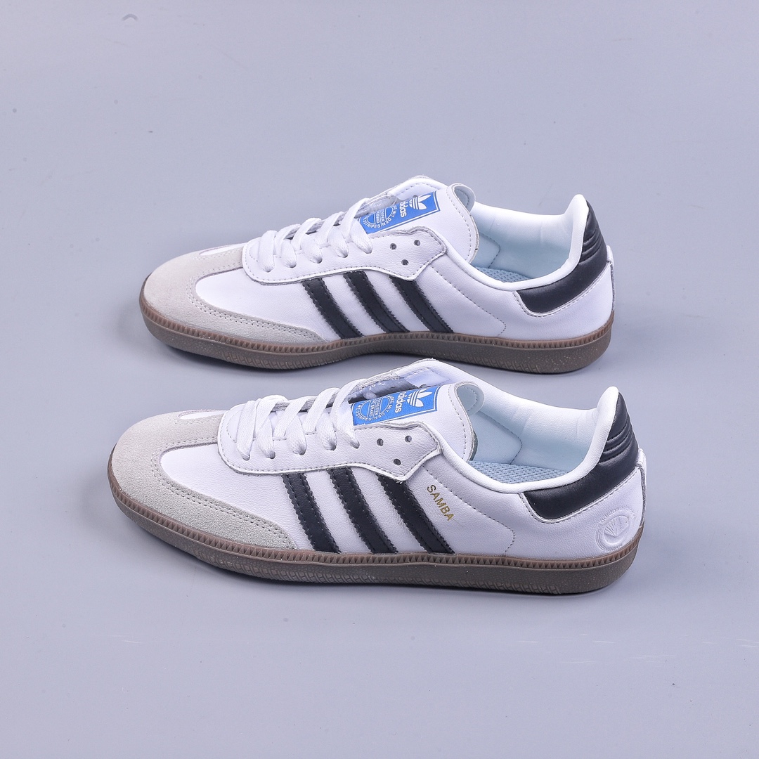 Adidas Samba VEGAN Samba Memorial Day Series Adidas nearly 70 years of classic Samba OG slender shoe last FW2427