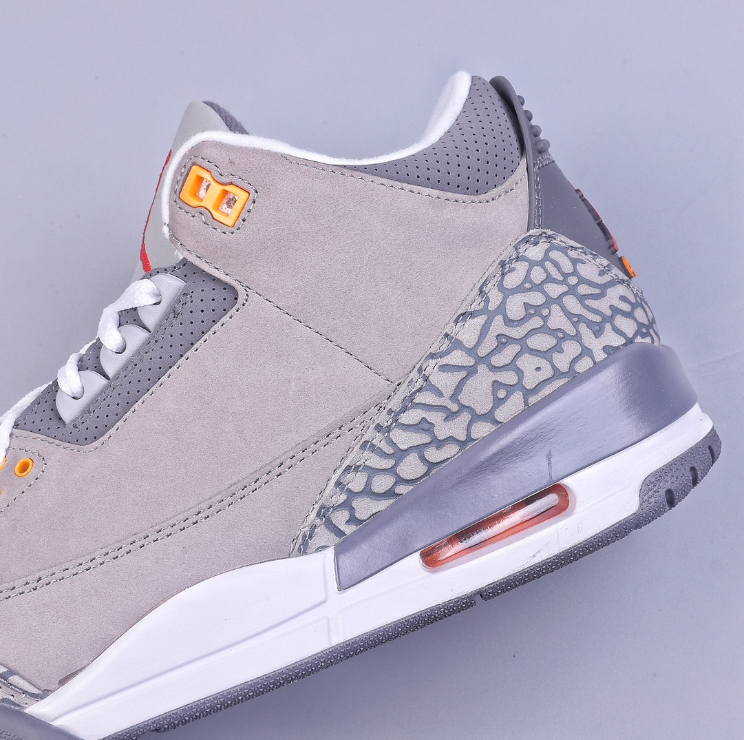280 S Air Jordan AJ3 Retro 酷灰 CT8532-012