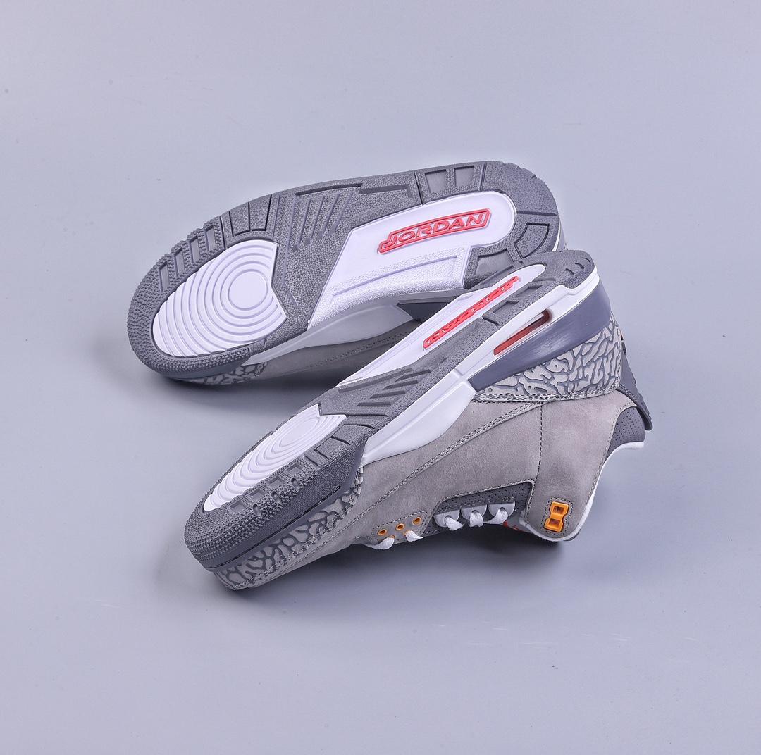 280 S Air Jordan AJ3 Retro 酷灰 CT8532-012