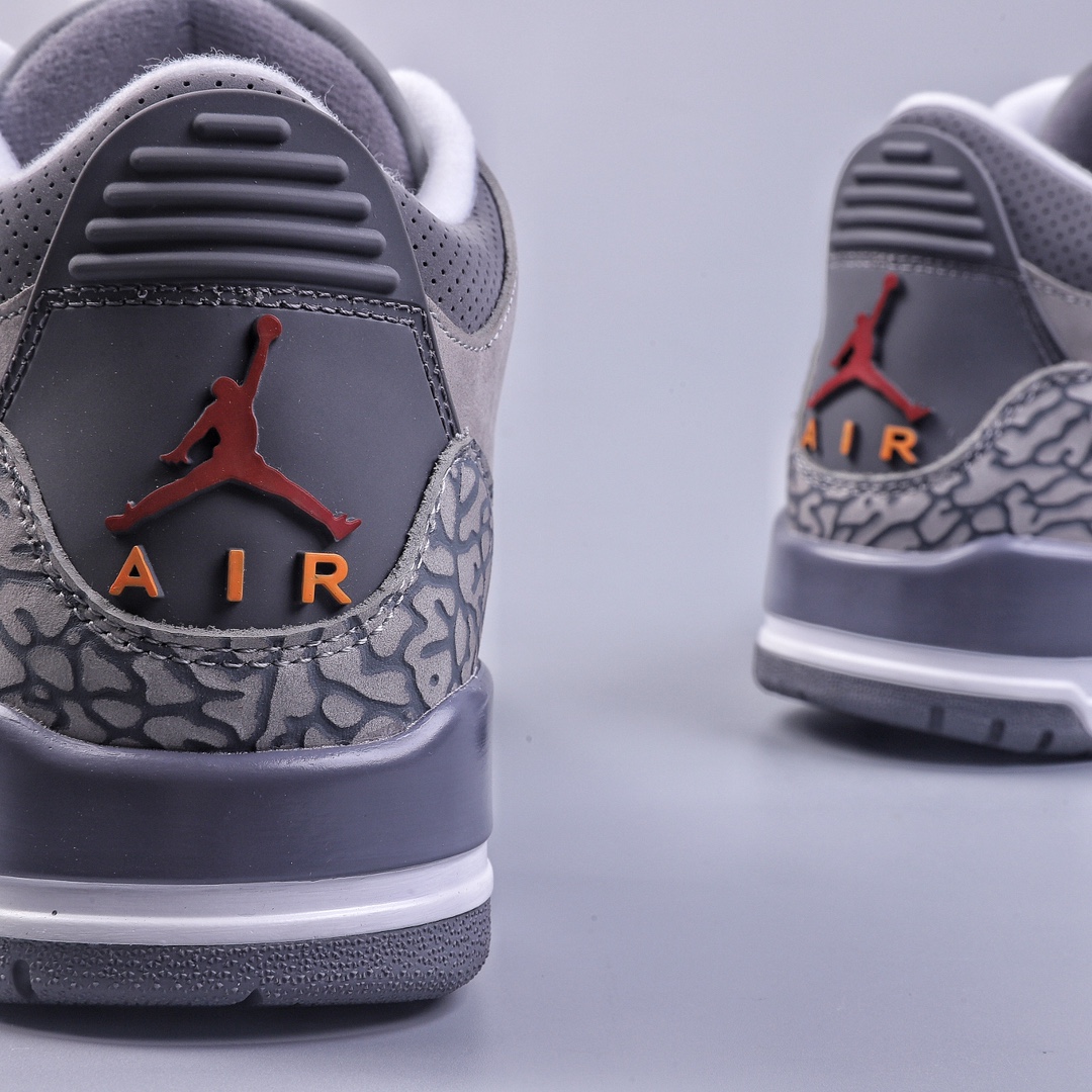 280 S Air Jordan AJ3 Retro 酷灰 CT8532-012