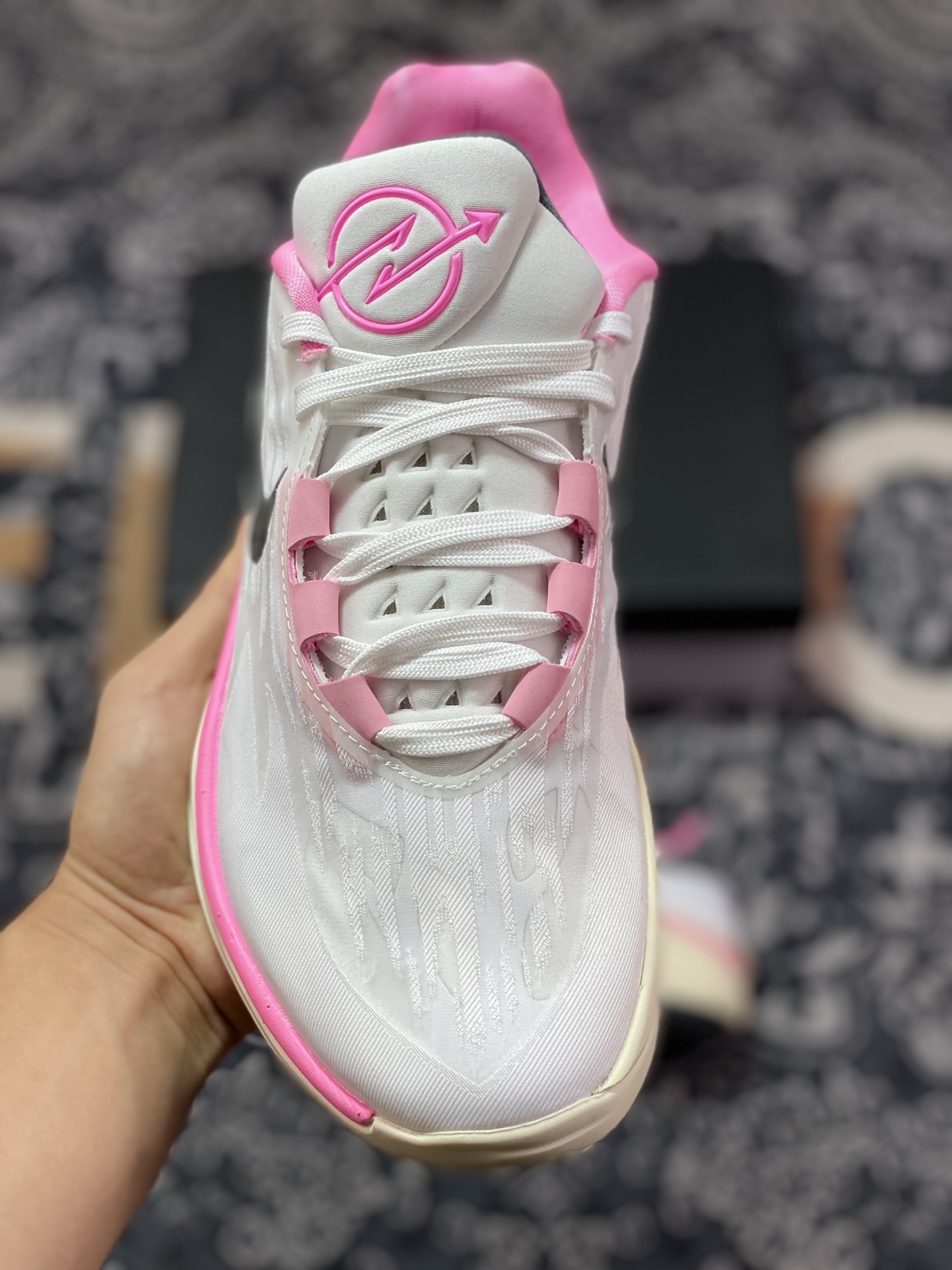 320 Nike Air Zoom GT Cut 2.0 EP”White Grey Pink”超跑级2代低帮篮球鞋“白灰樱花粉”FD9905-101
