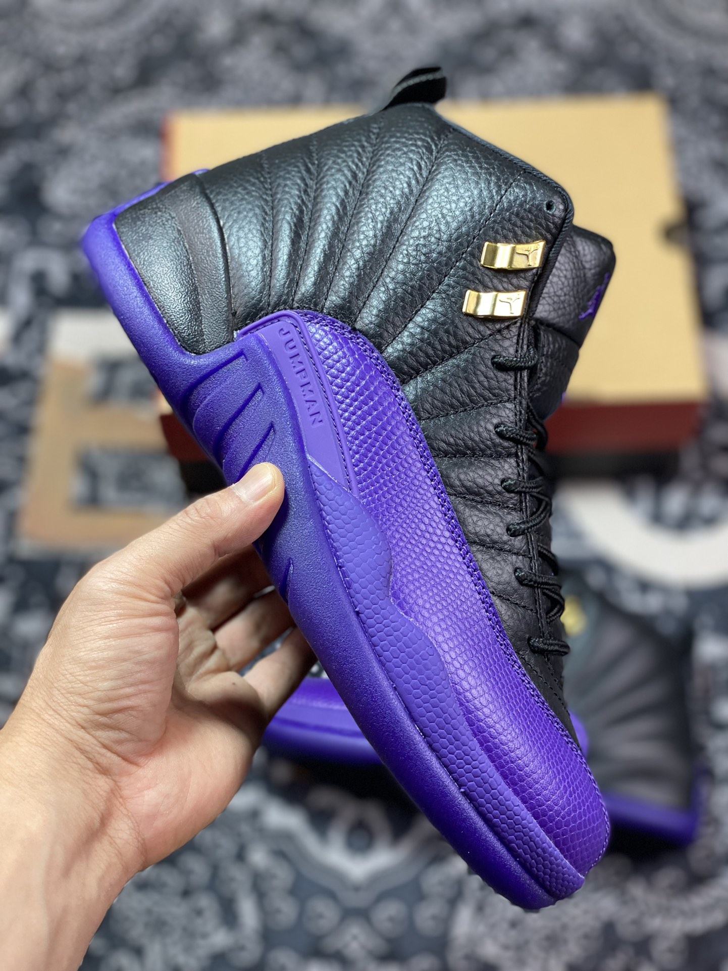 Air Jordan 12 ”Field Purple” Purple Black CT8013-057