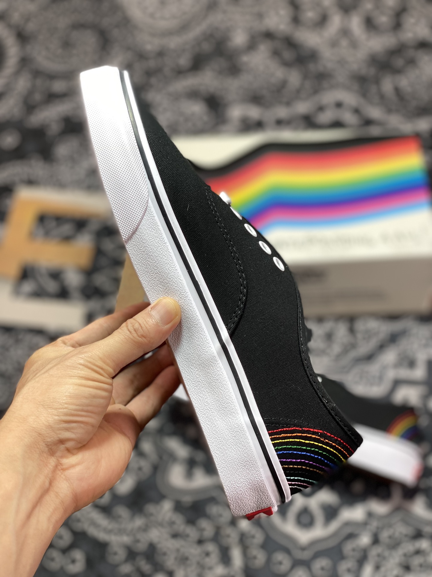 ”Love Wins” by Vans Authentic Rainbow Series Vans Classics VN000EE3RNC