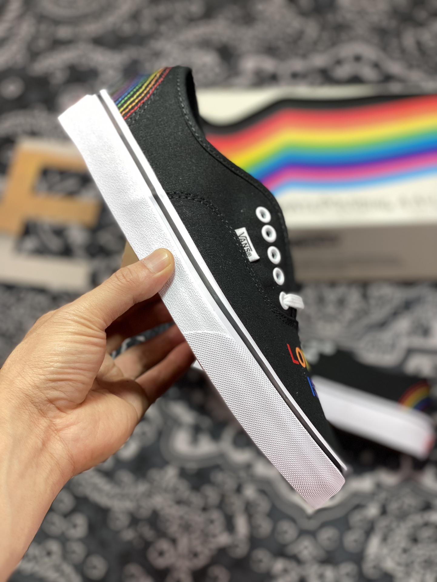 ”Love Wins” by Vans Authentic Rainbow Series Vans Classics VN000EE3RNC