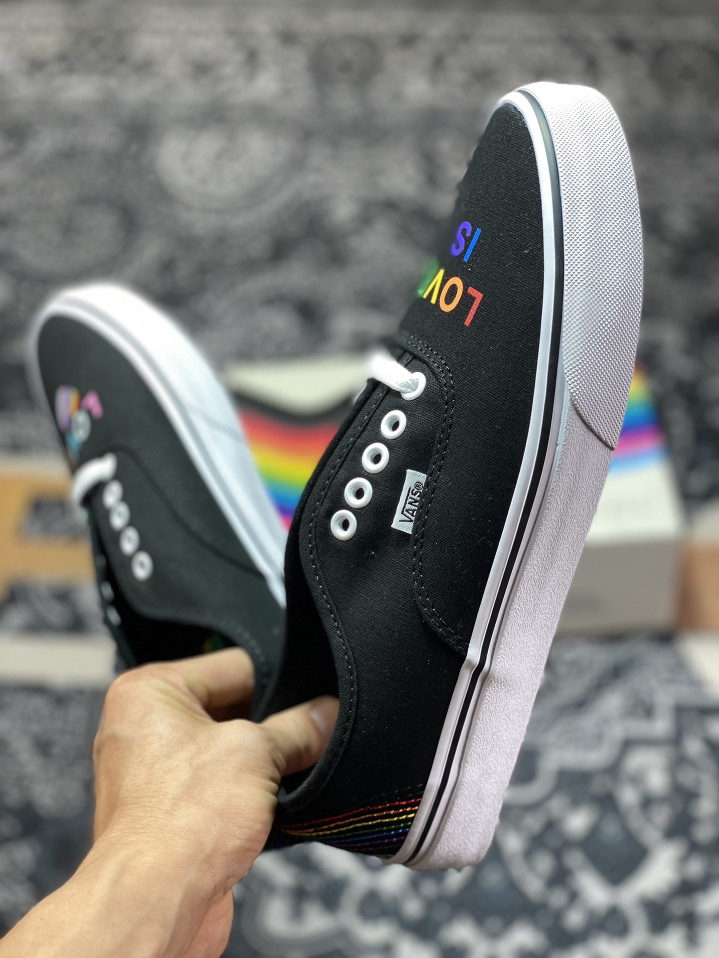 ”Love Wins” by Vans Authentic Rainbow Series Vans Classics VN000EE3RNC