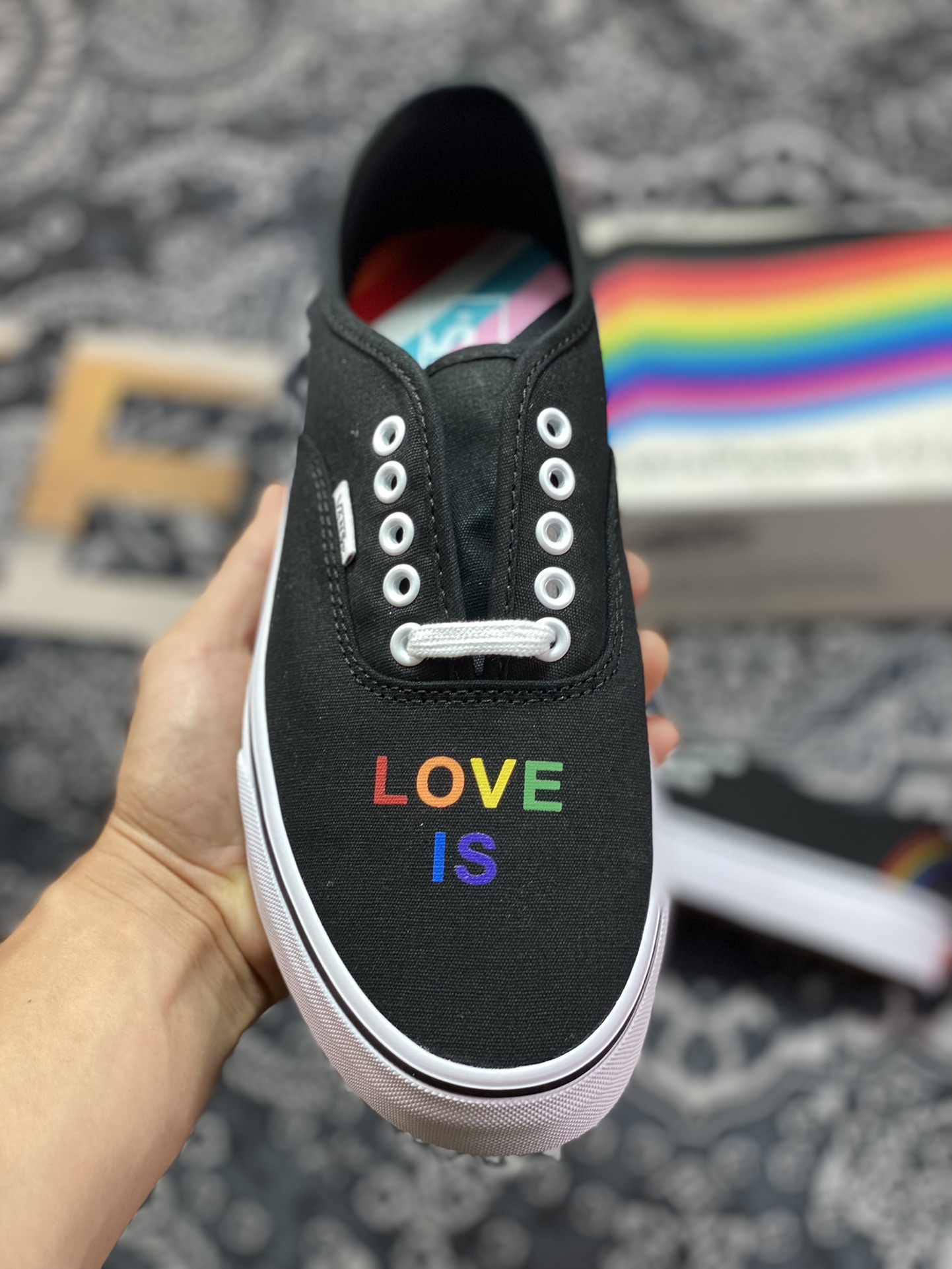 ”Love Wins” by Vans Authentic Rainbow Series Vans Classics VN000EE3RNC