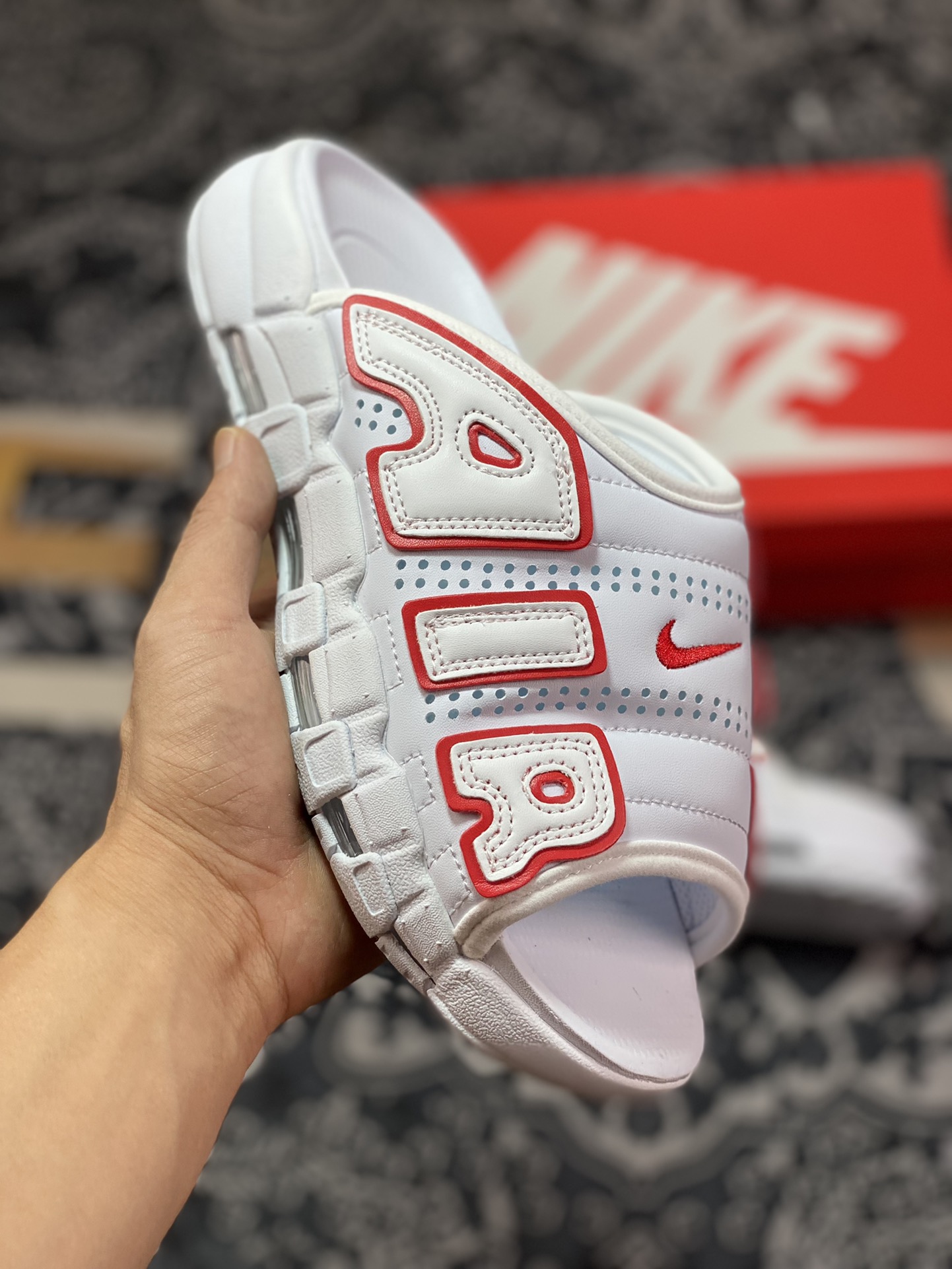 Original grade Air More Uptempo OG slippers Pippen series ”Big AIR”