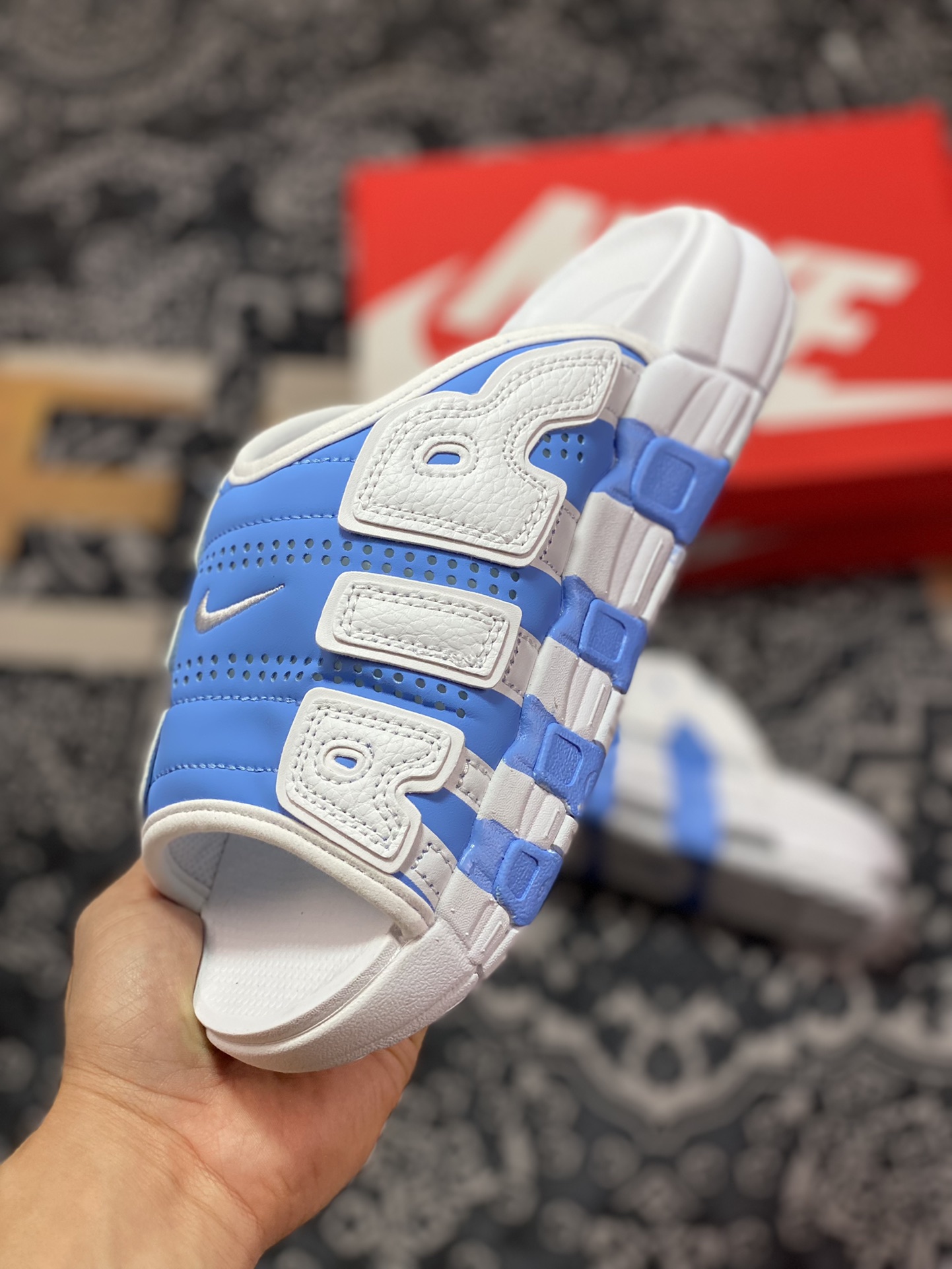 Original grade Air More Uptempo OG slippers Pippen series ”Big AIR”