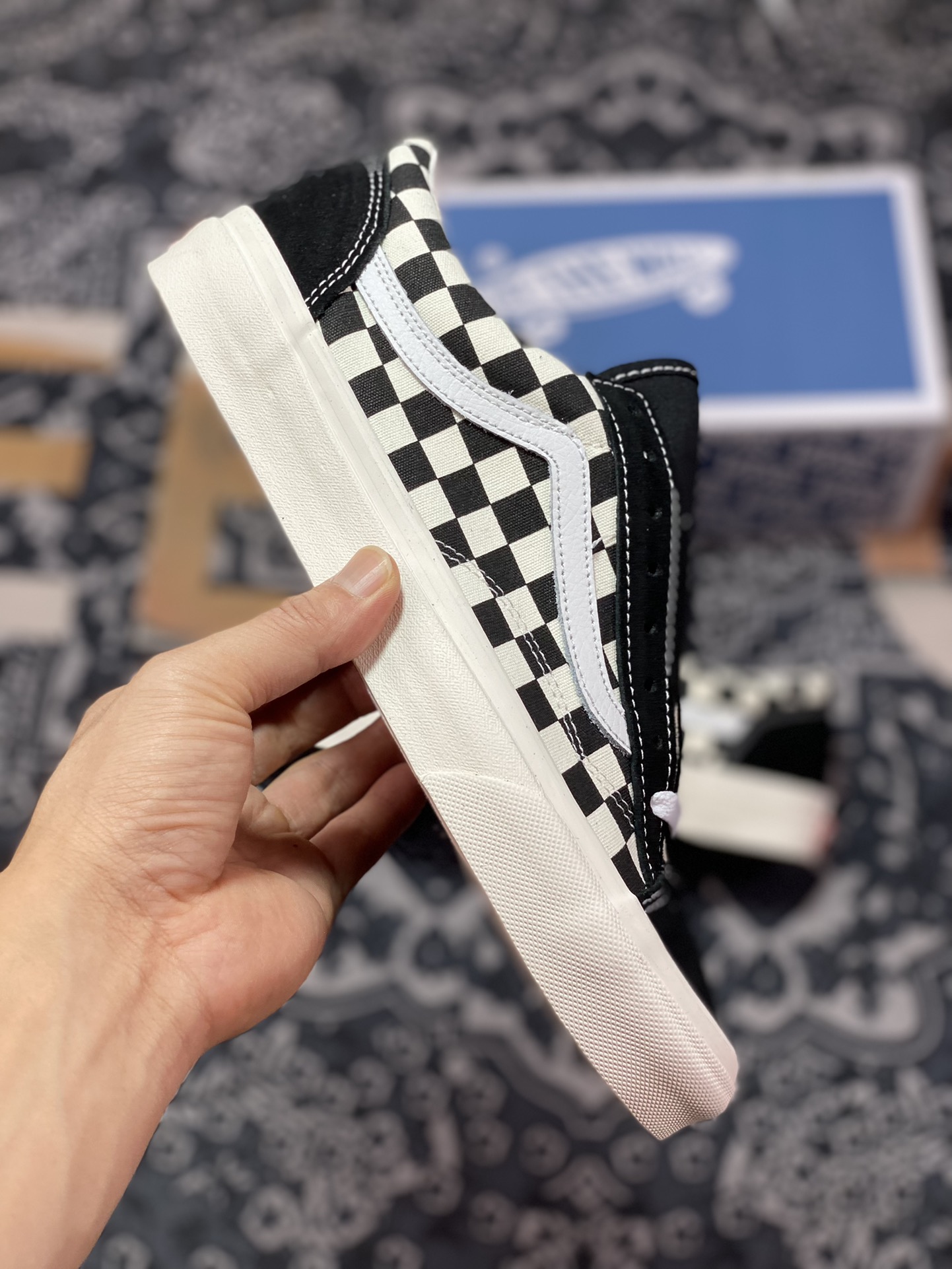 Vans Vault Og Style 36 Black and White Checkerboard