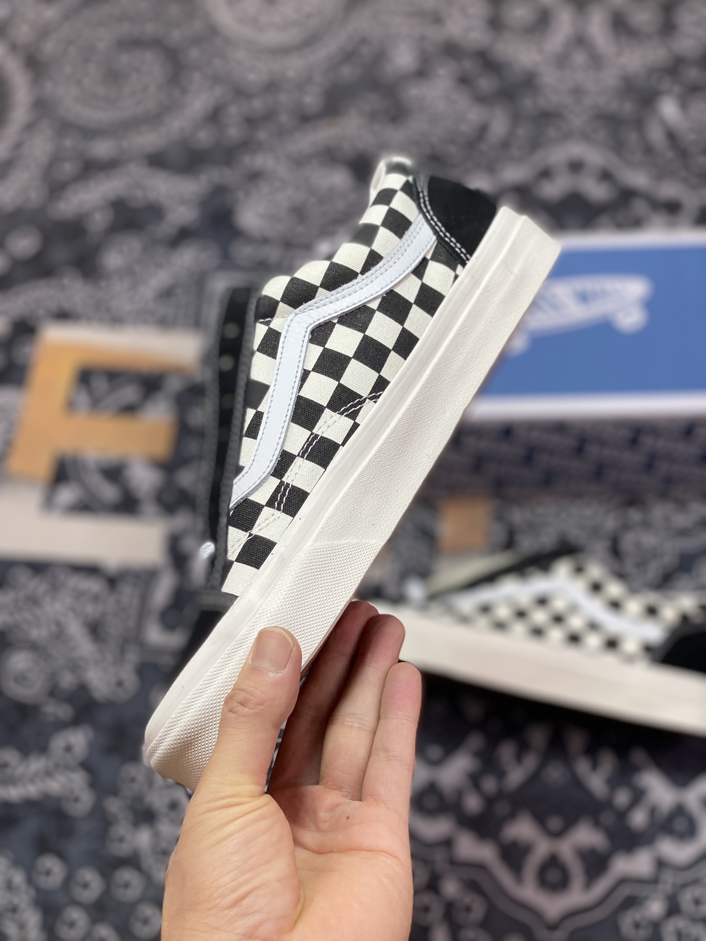 Vans Vault Og Style 36 Black and White Checkerboard