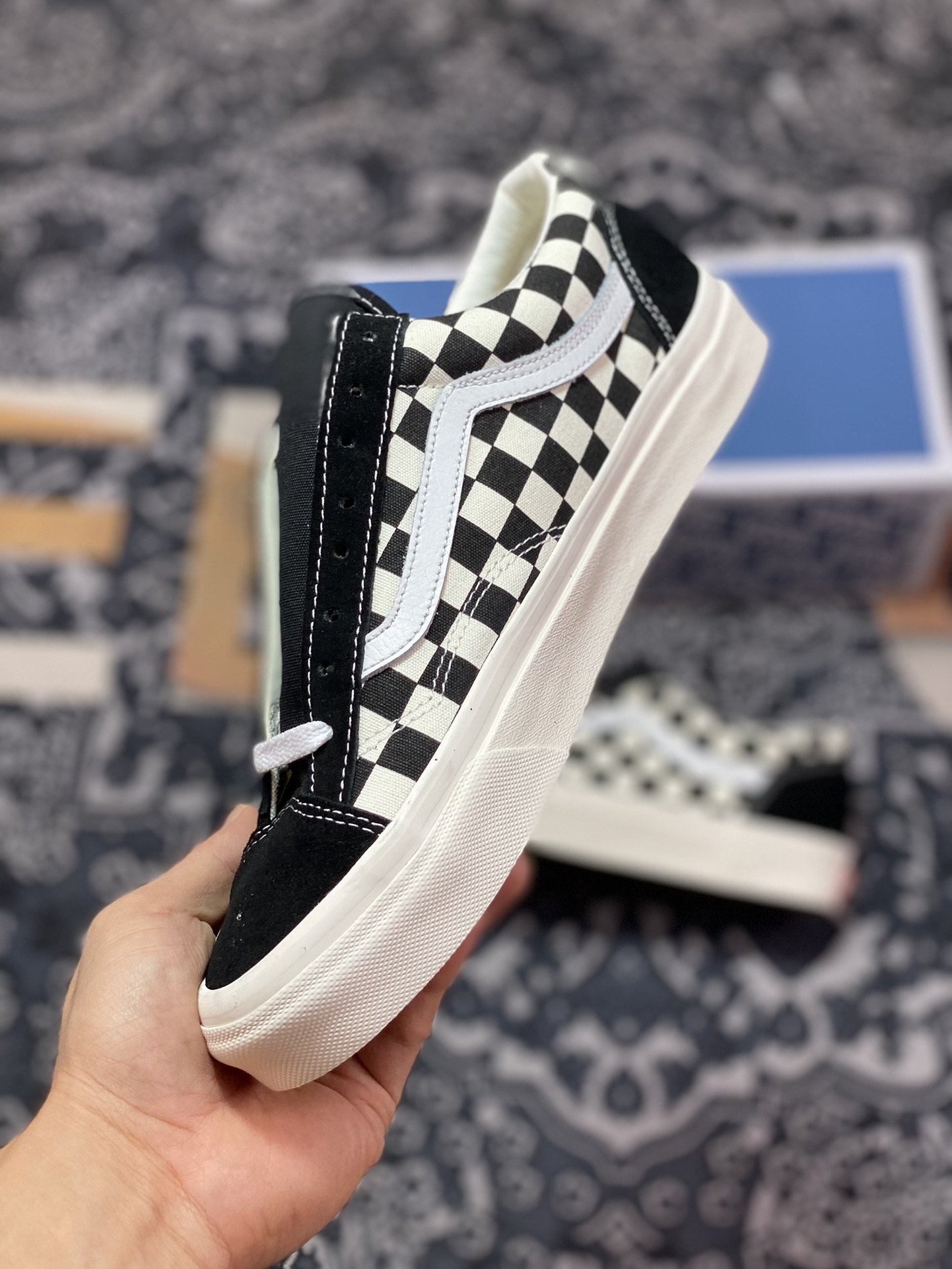 Vans Vault Og Style 36 Black and White Checkerboard