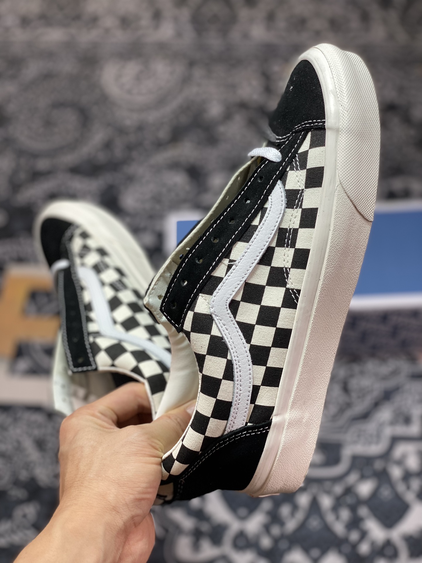 Vans Vault Og Style 36 Black and White Checkerboard