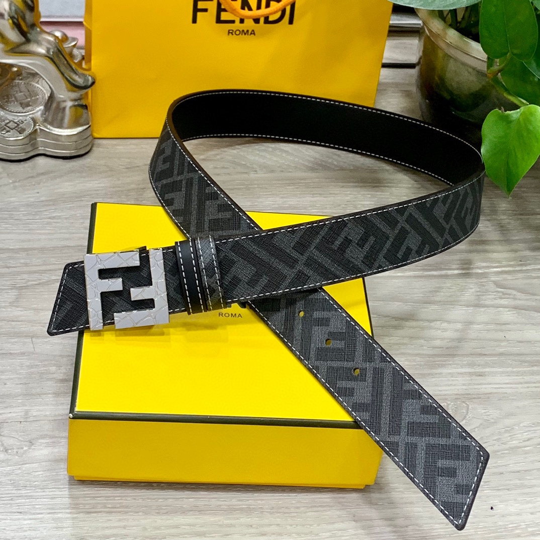 FENDI芬迪专柜同款宽4.0CM双