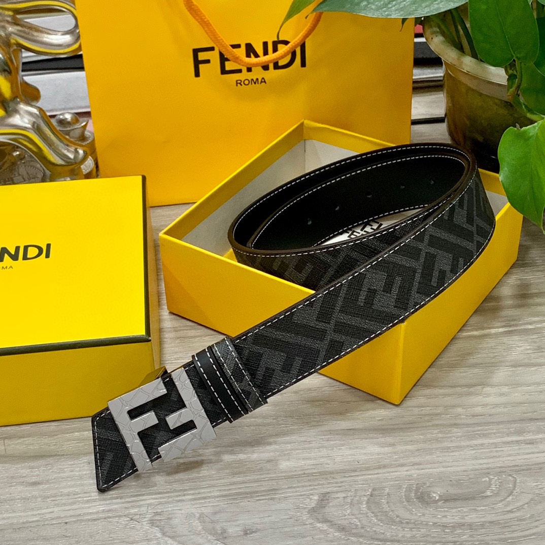 FENDI芬迪专柜同款宽4.0CM双