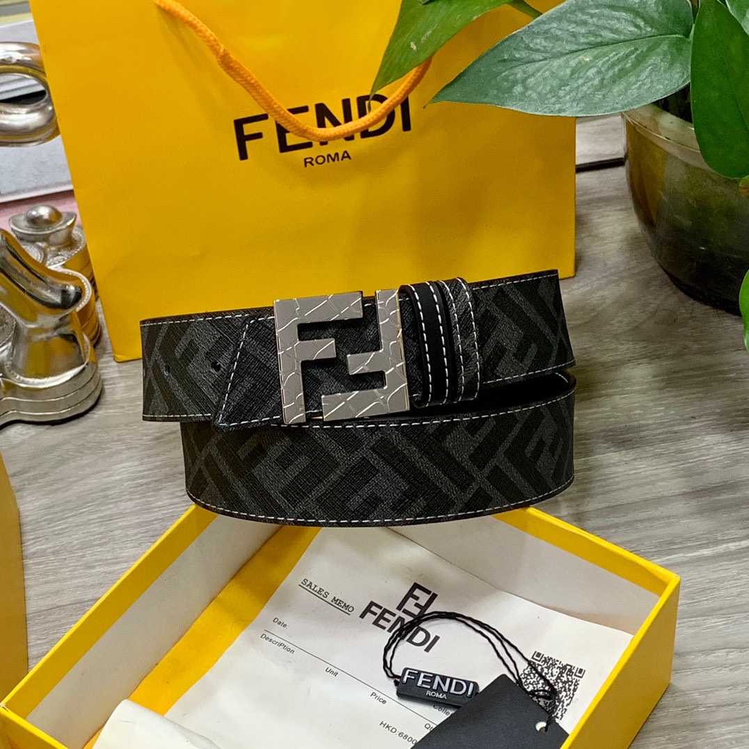 FENDI芬迪专柜同款宽4.0CM双