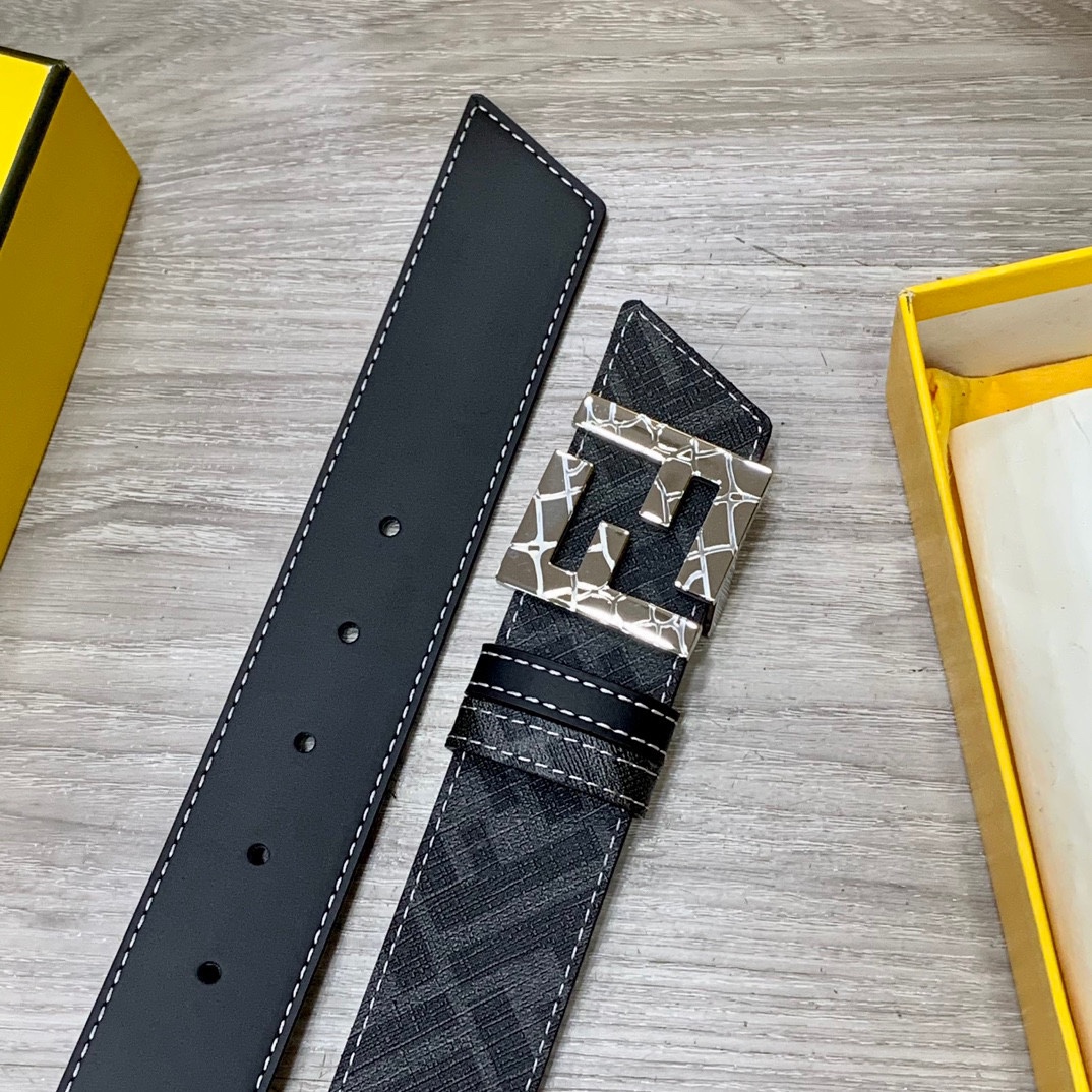 FENDI芬迪专柜同款宽4.0CM双