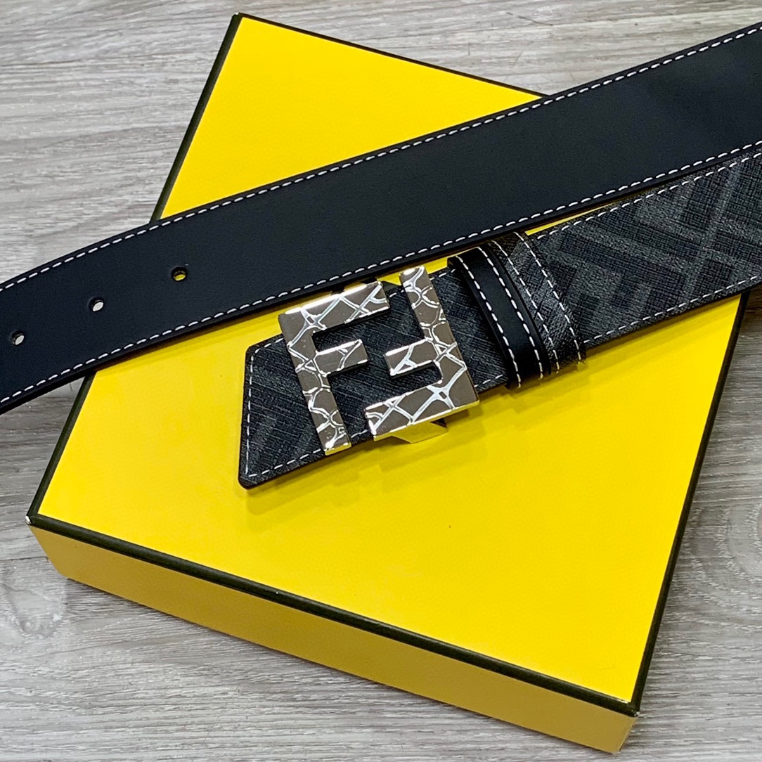FENDI芬迪专柜同款宽4.0CM双