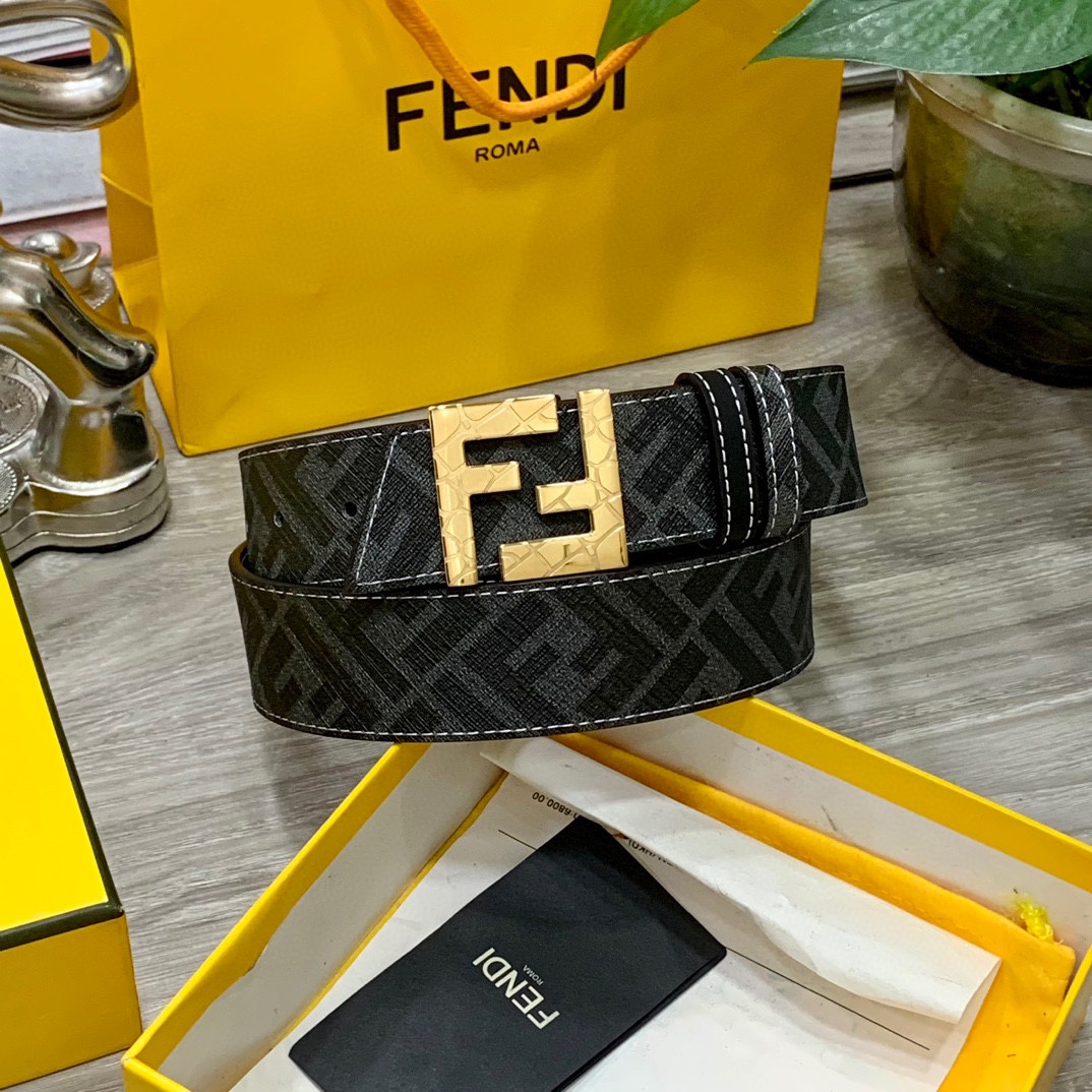 FENDI芬迪专柜同款宽4.0CM双