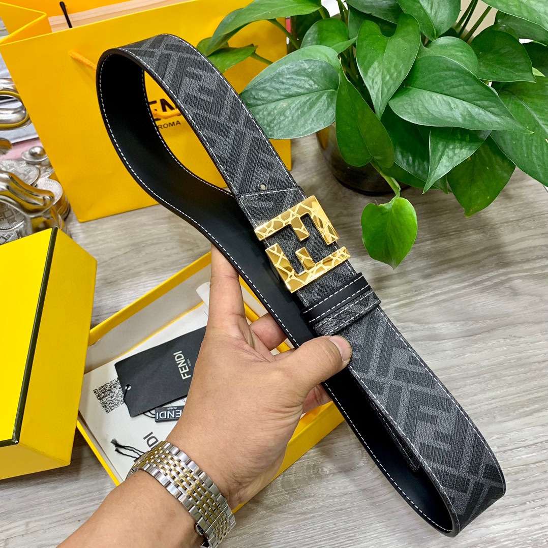 FENDI芬迪专柜同款宽4.0CM双