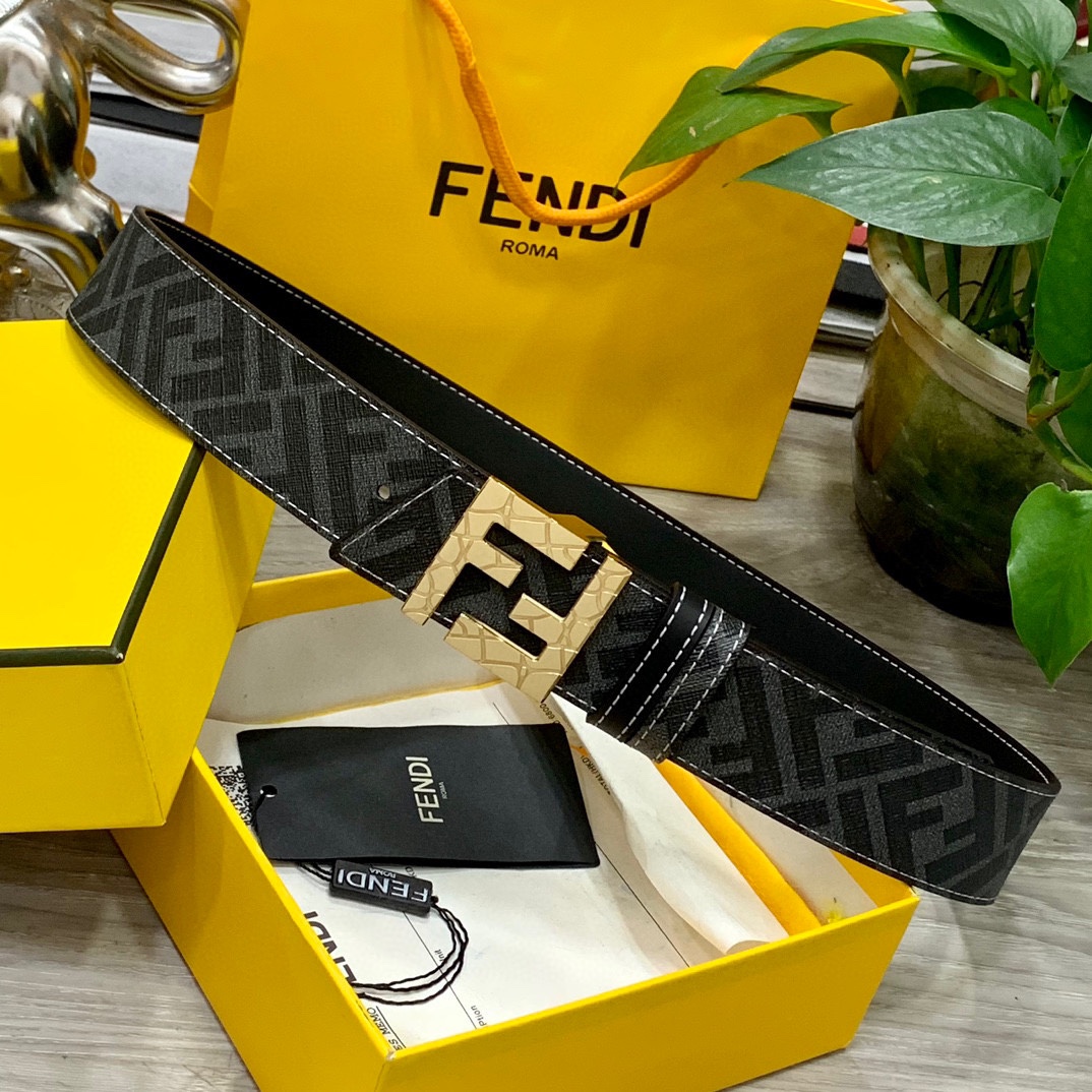 FENDI芬迪专柜同款宽4.0CM双