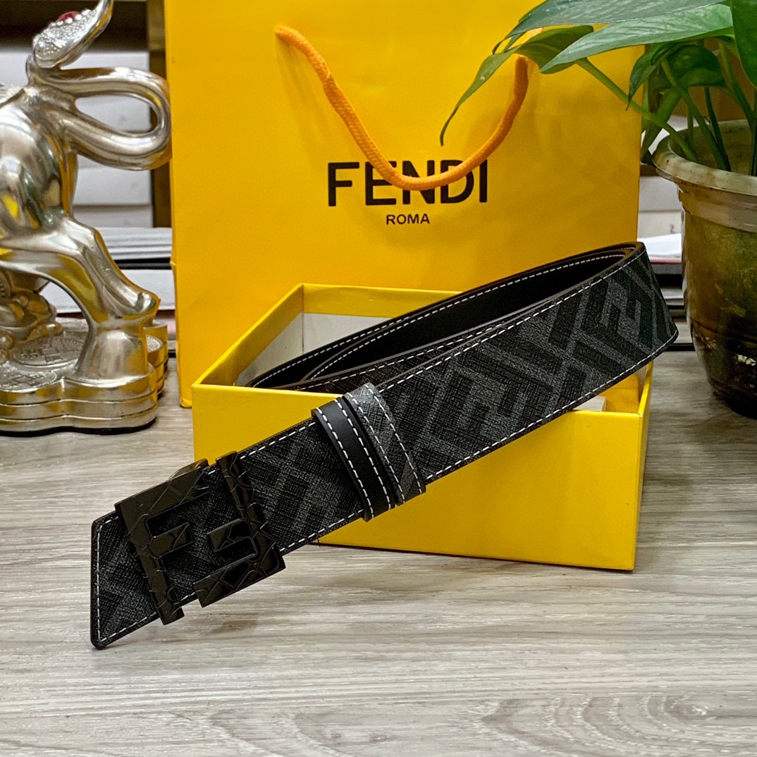 FENDI芬迪专柜同款宽4.0CM双