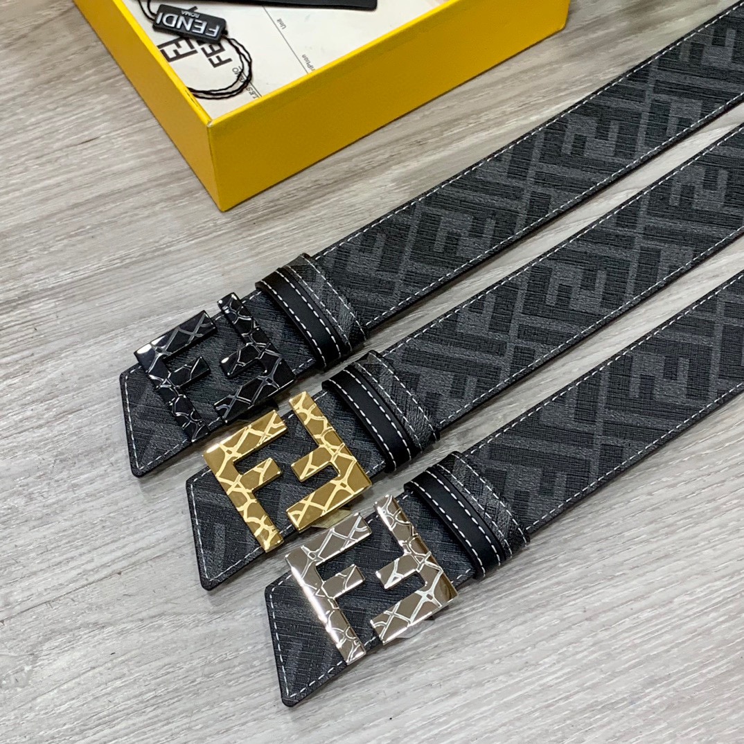 FENDI芬迪专柜同款宽4.0CM双