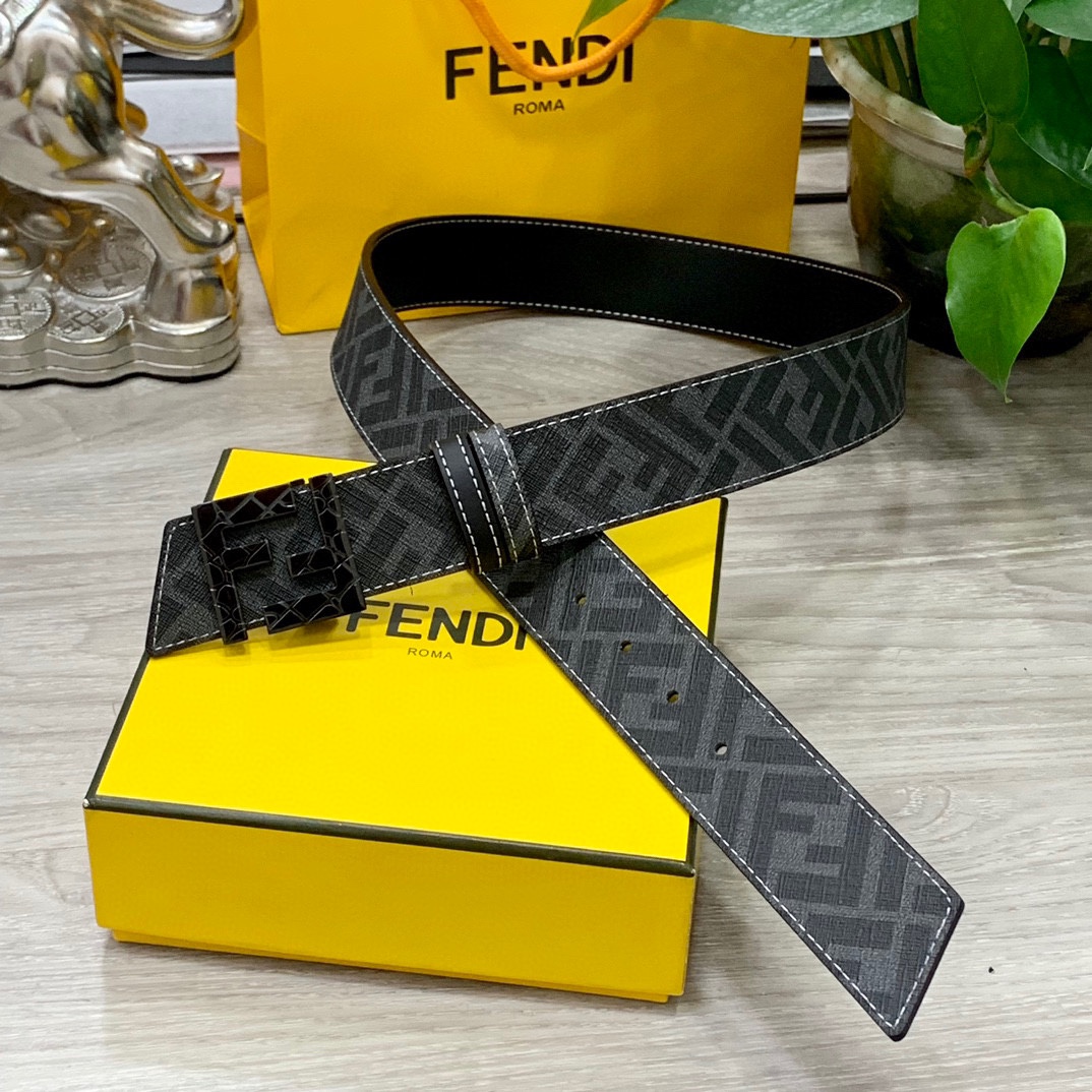 FENDI芬迪专柜同款宽4.0CM双