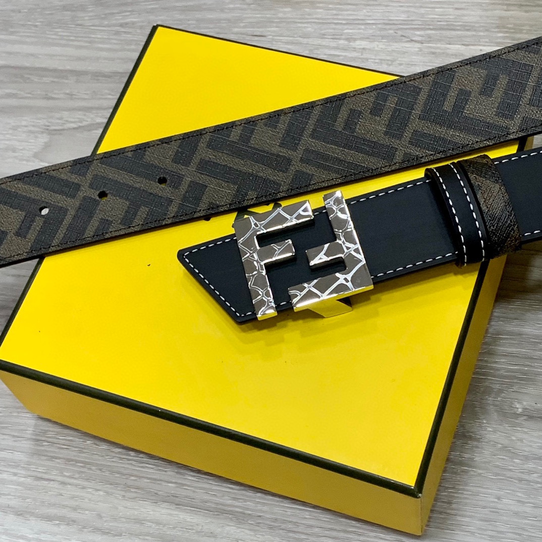 FENDI芬迪专柜同款宽4.0CM双