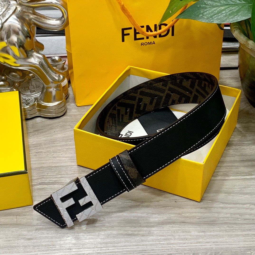 FENDI芬迪专柜同款宽4.0CM双