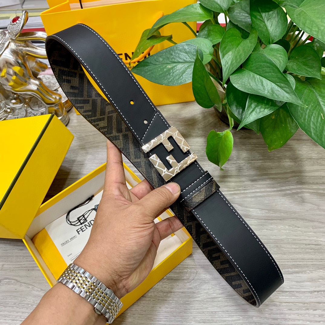 FENDI芬迪专柜同款宽4.0CM双