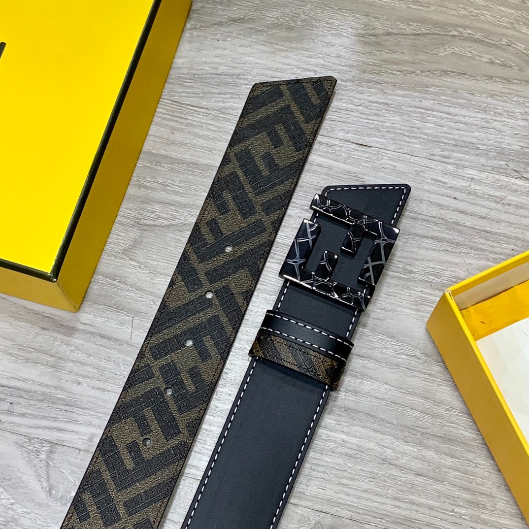 FENDI芬迪专柜同款宽4.0CM双