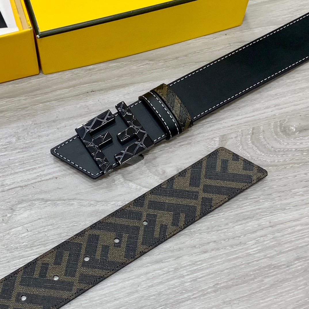 FENDI芬迪专柜同款宽4.0CM双