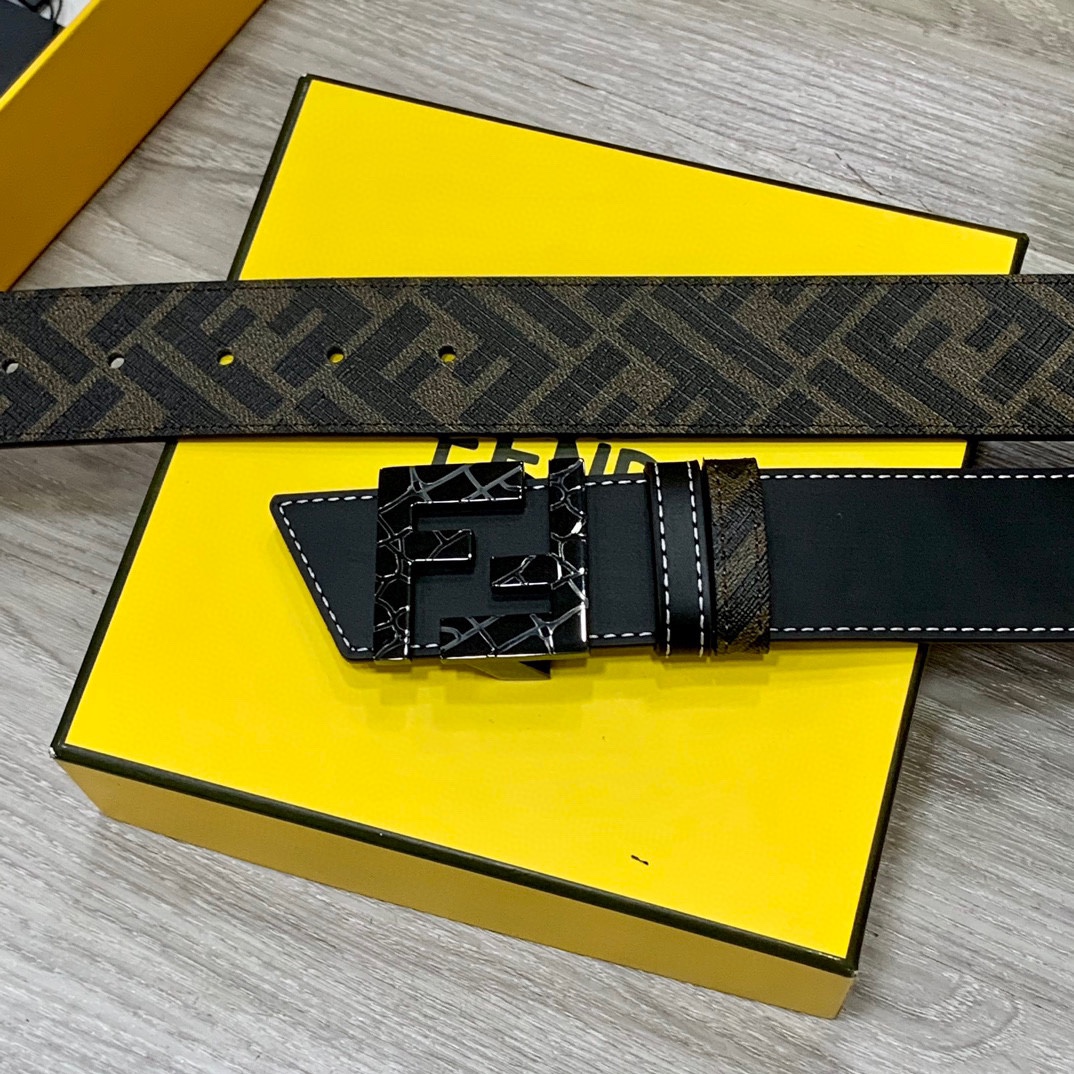 FENDI芬迪专柜同款宽4.0CM双