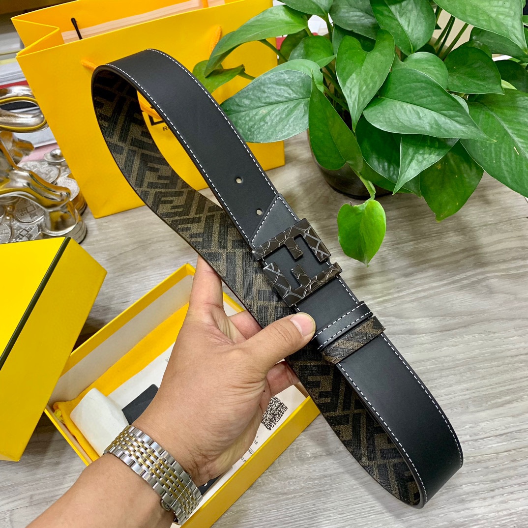 FENDI芬迪专柜同款宽4.0CM双