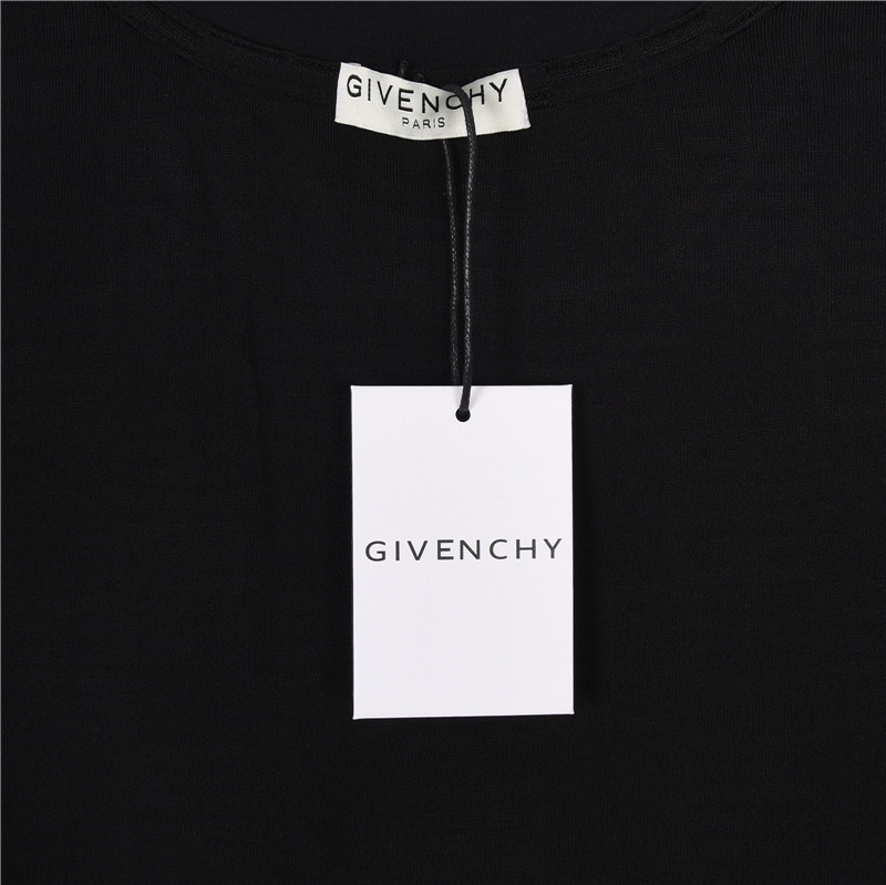 Givenchy/纪梵希 23ss 满印宫格凹凸提花短袖T恤