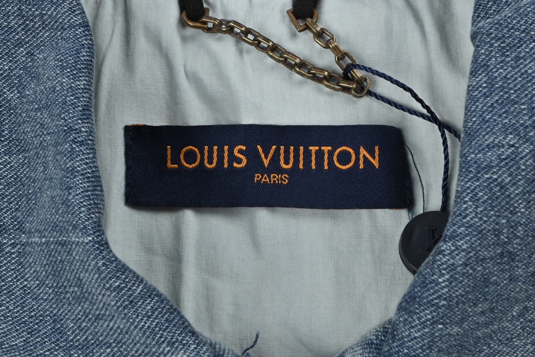 Louis Vuitton路易威登压纹老花牛仔夹克外套