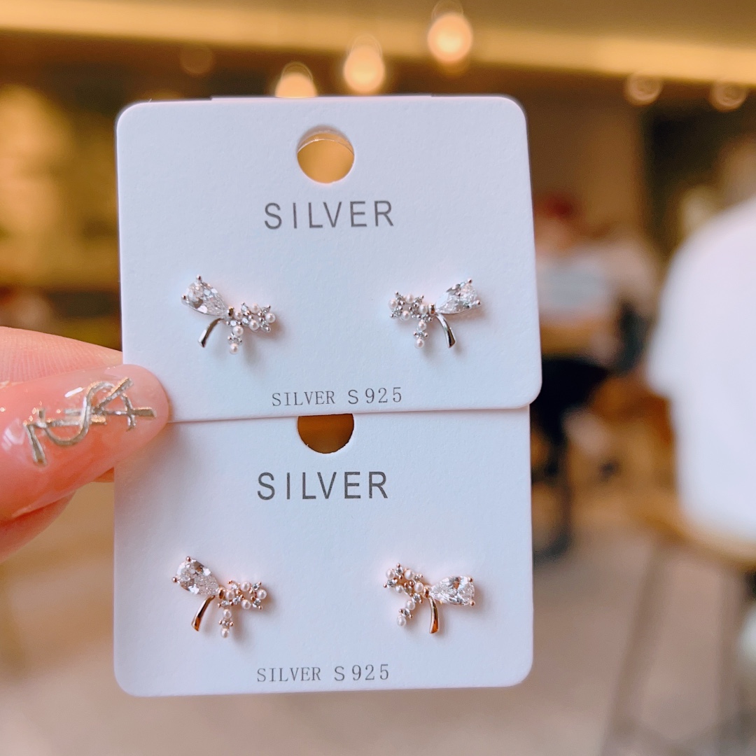 Hypoallergenic Silver Earrings Pure Teacher's Day Gold