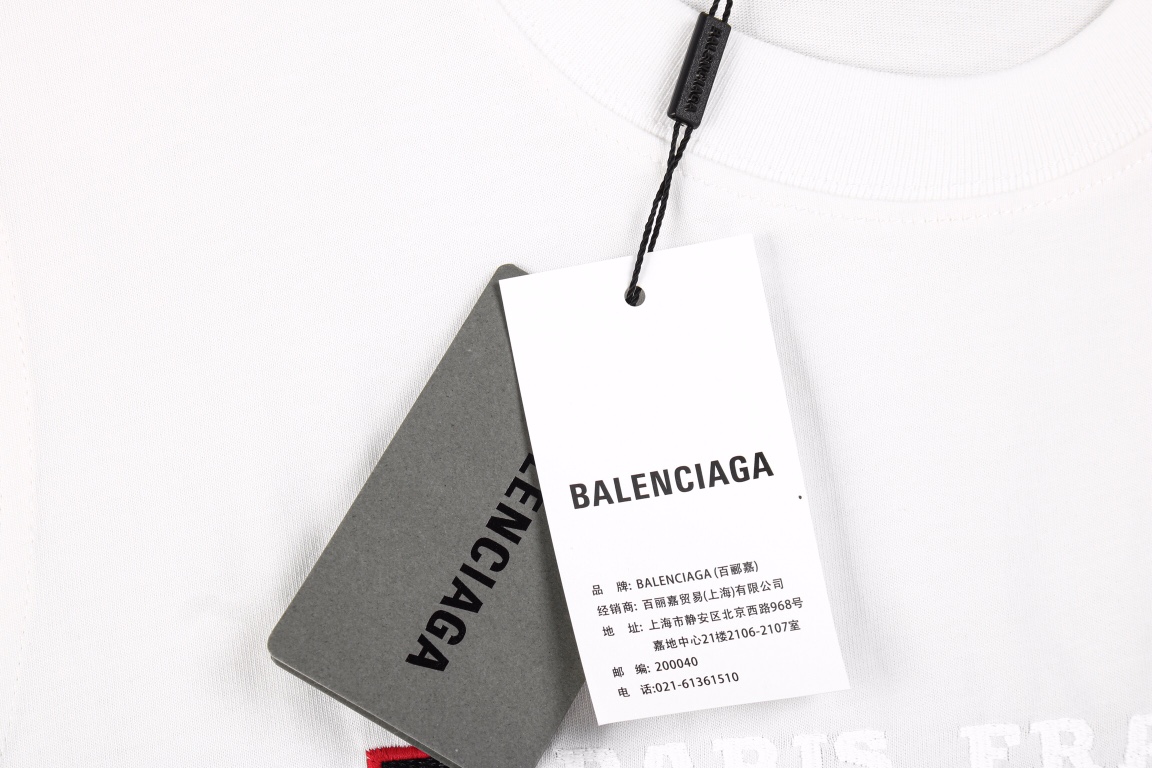 BALENCIAGA巴黎世家 bb英文字母logo 无袖背心男女同款宽松上衣