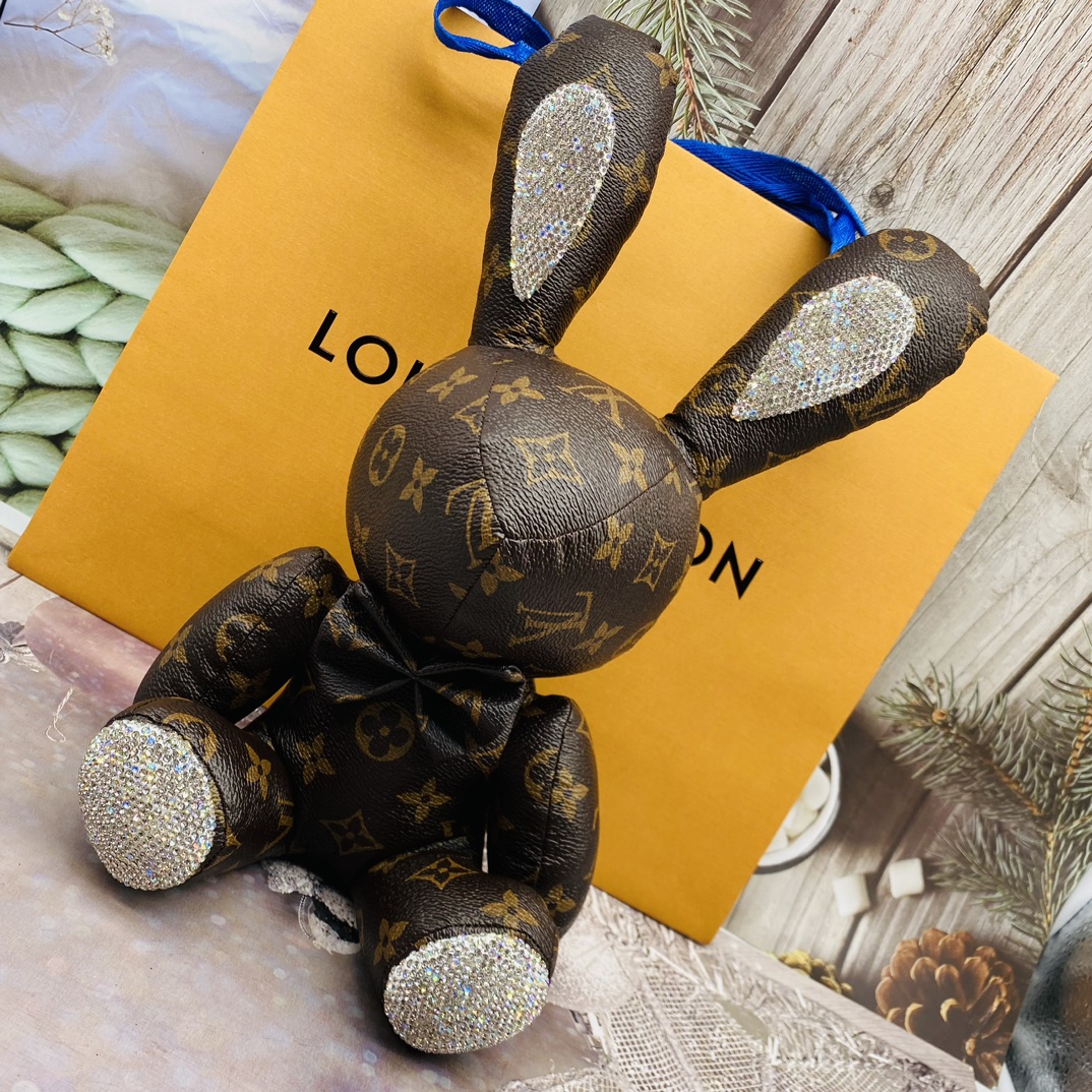 39cm Diamond Rabbit Handbag front view
