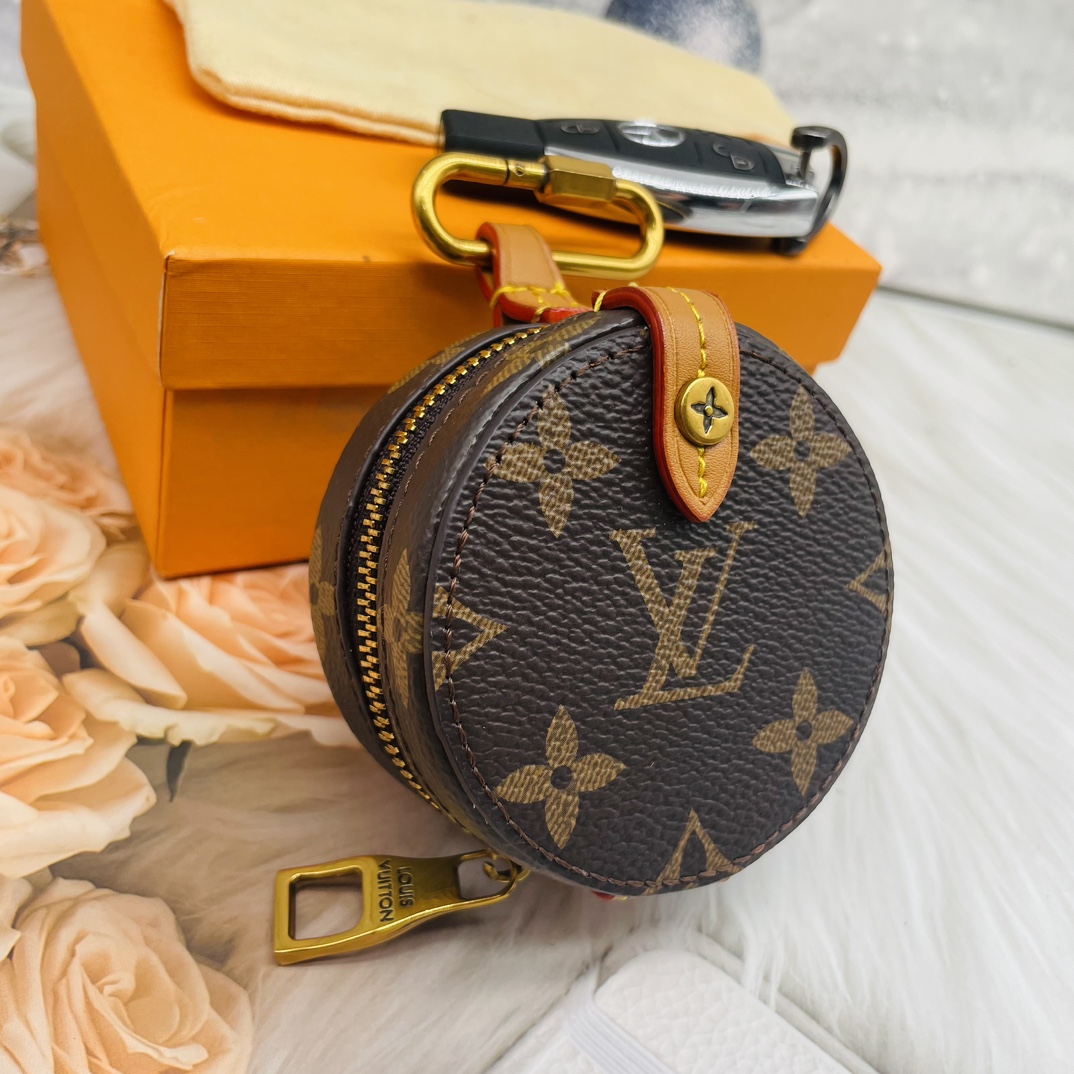 Front view of genuine leather mini handbag