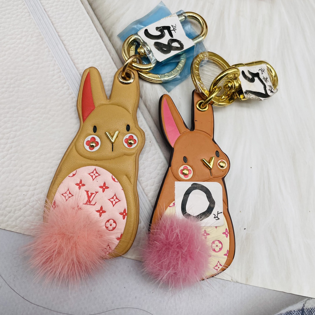 Close-up of cat plush keychain