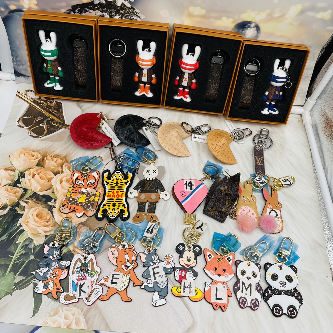 Variety of keychain designs