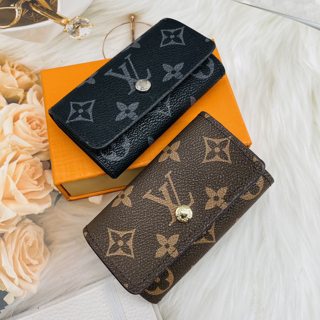 Leather glasses case open with glasses inside
