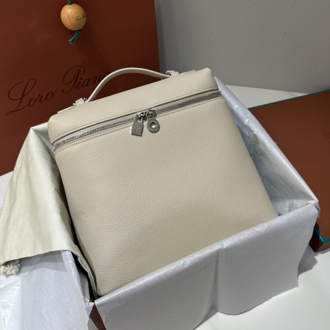 [Backpacks][Backpack Light beige] Loro Piana L23.5 series backpack Extrapocke