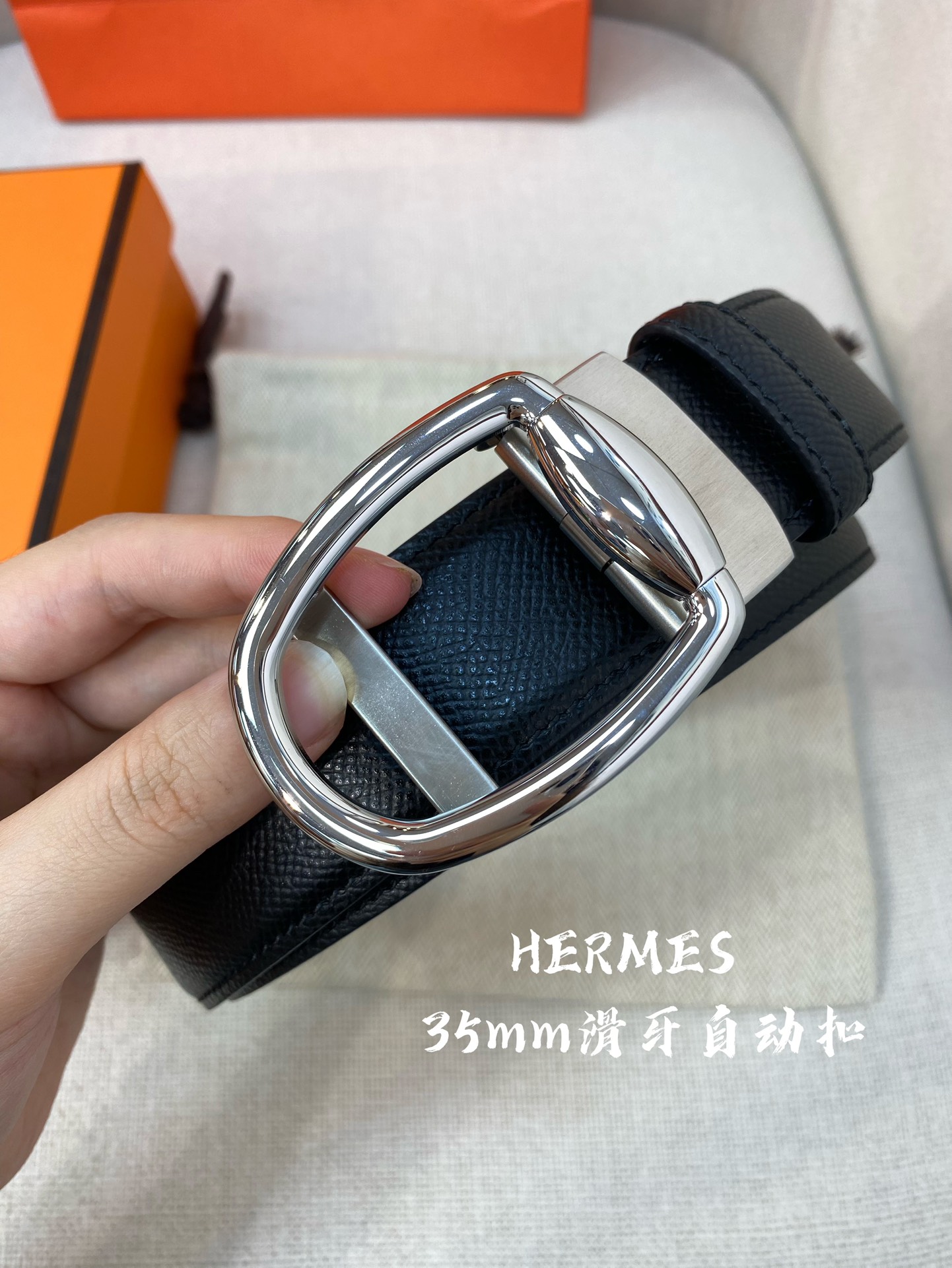 Hermes男士自动腰带-宽度35M