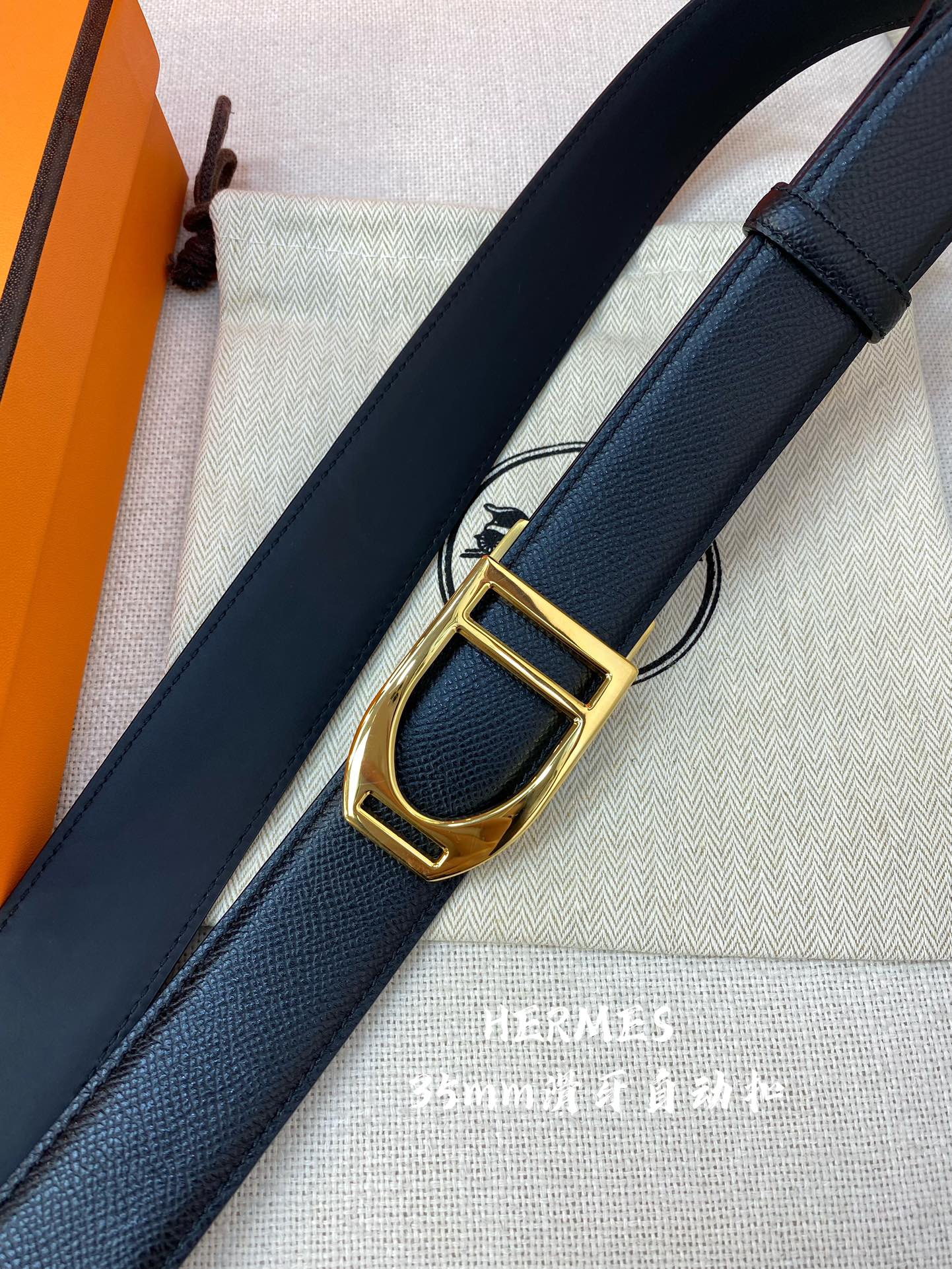 Hermes男士自动腰带-宽度35M