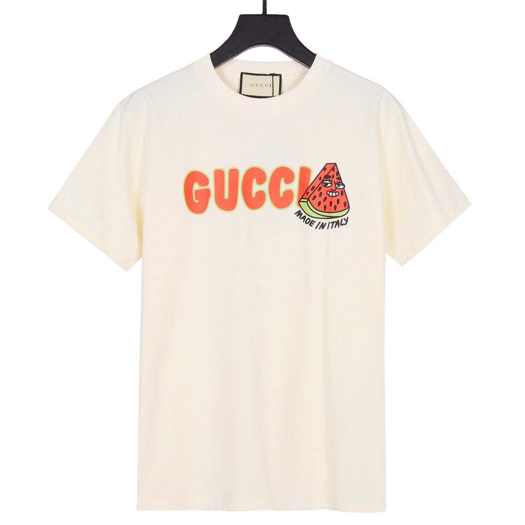 GUCCI 古驰2023 春夏最新 西瓜字母短袖