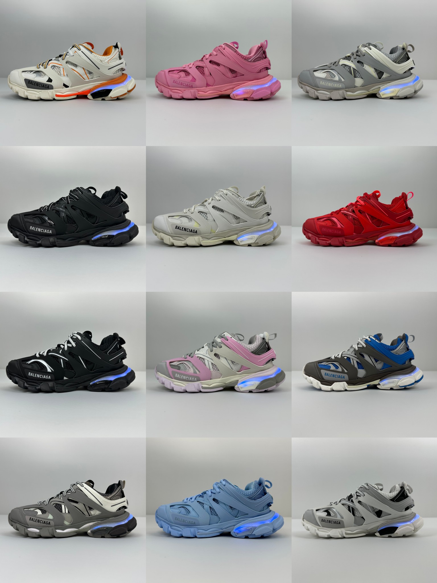 Colección de zapatos con luz LED Balenciaga