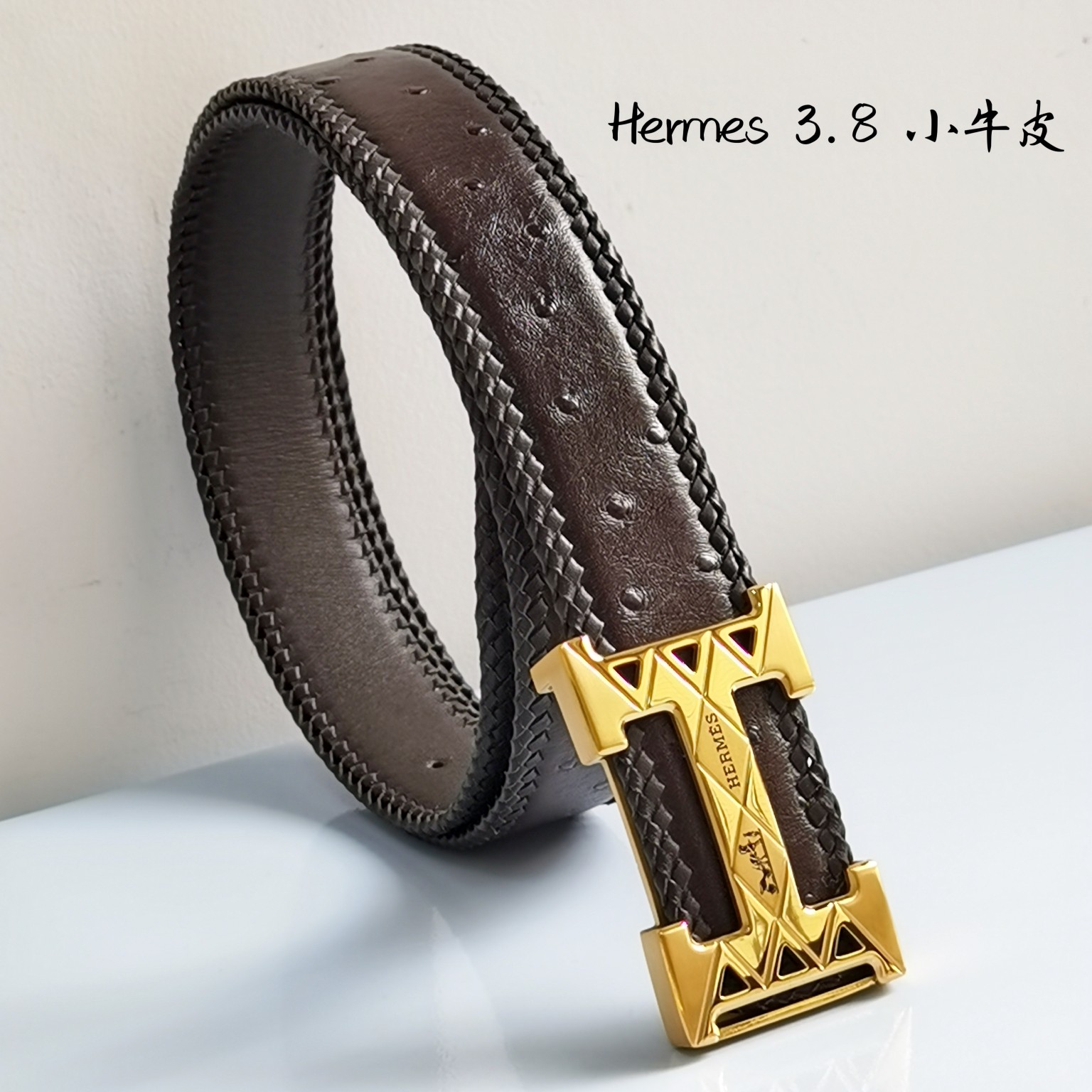 纯手工！编织小牛皮！Hermes进口